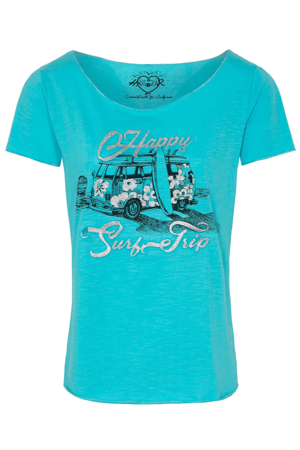 Trachten T-Shirt Happy Surftrip